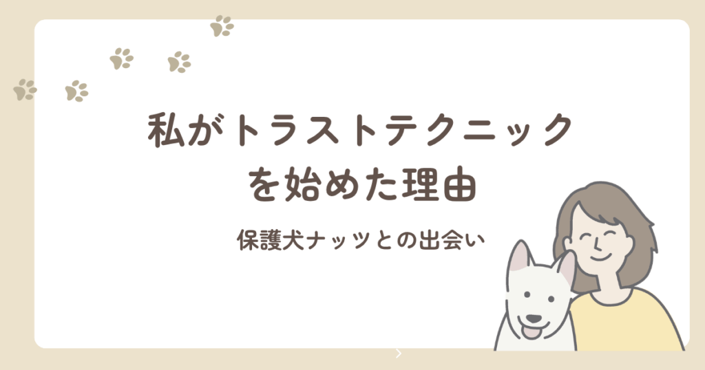 私がトラストテクニックを始めた理由
